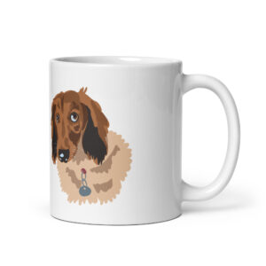 White glossy mug - Disco