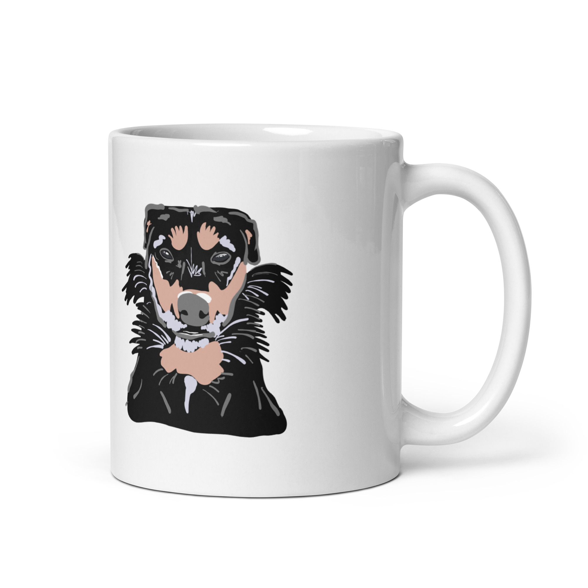 White glossy mug - Aja